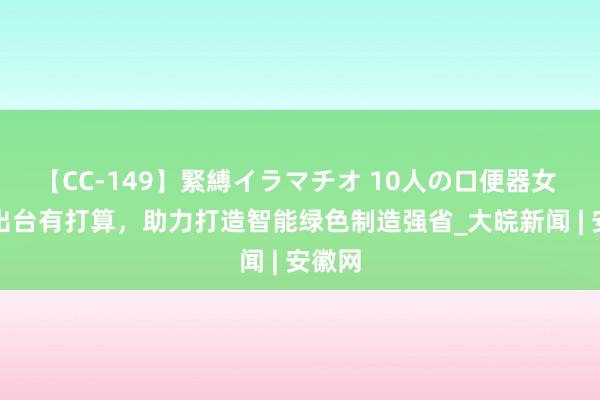 【CC-149】緊縛イラマチオ 10人の口便器女 ﻿安徽出台有打算，助力打造智能绿色制造强省_大皖新闻 | 安徽网